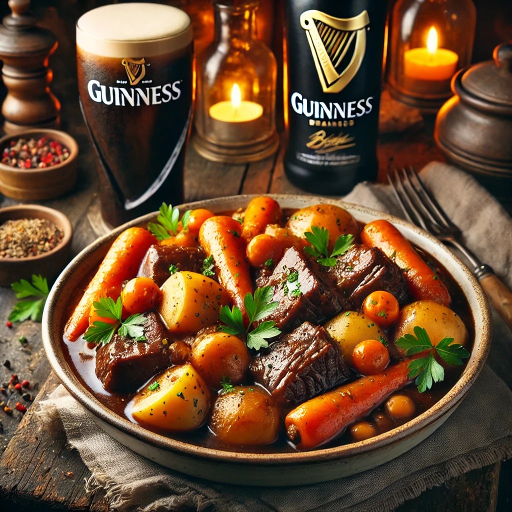 Guinness-Braised Beef with Root&nbsp;Vegetables