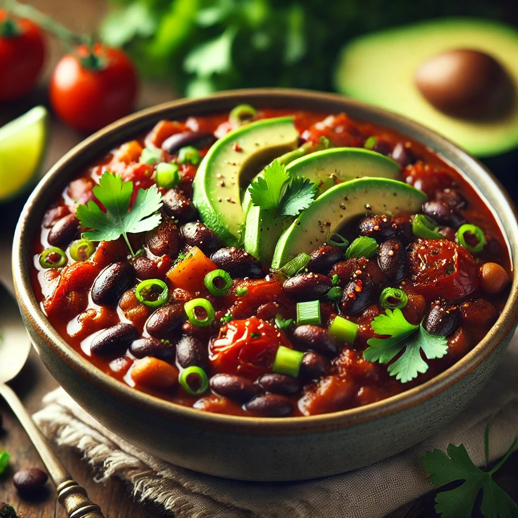 Vegan Beer-Braised Black Bean&nbsp;Chili