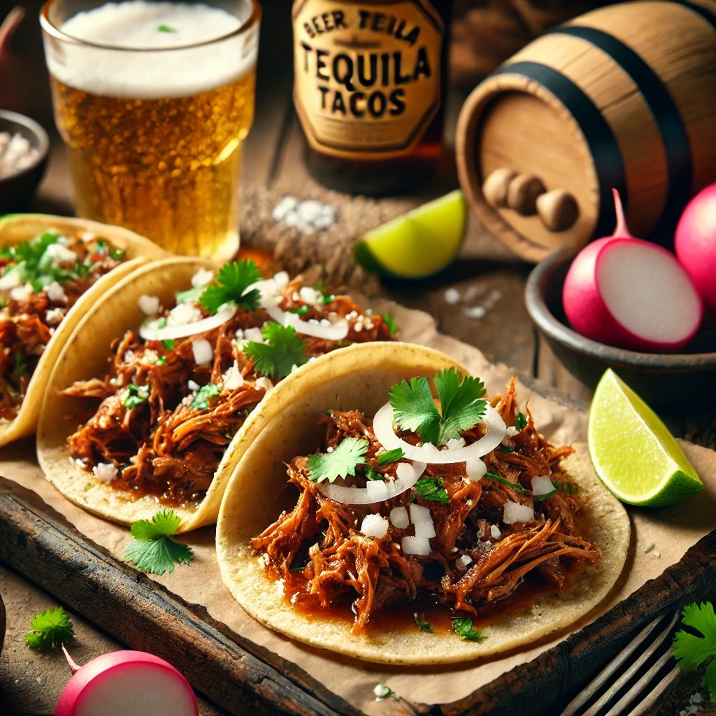 Beer and Tequila Braised Carnitas&nbsp;Tacos