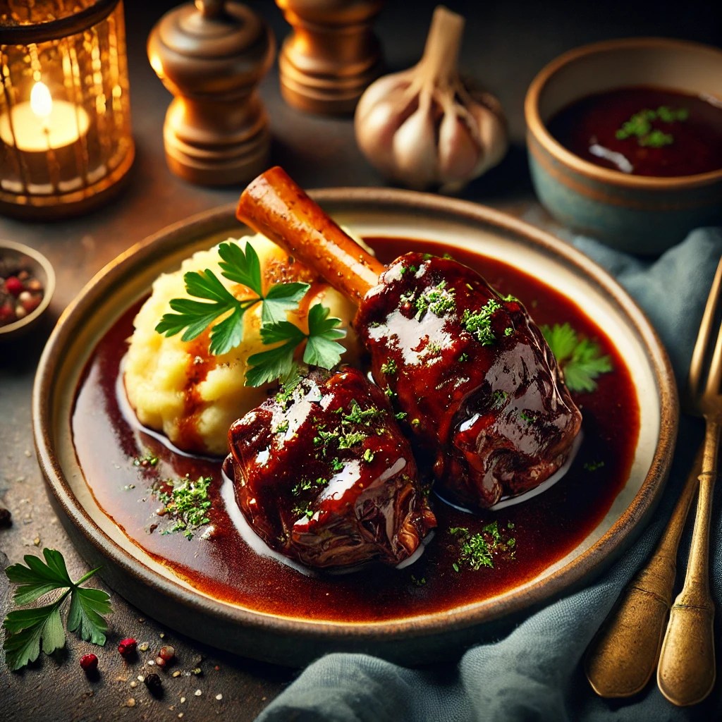 Red Wine-Braised Lamb&nbsp;Shanks