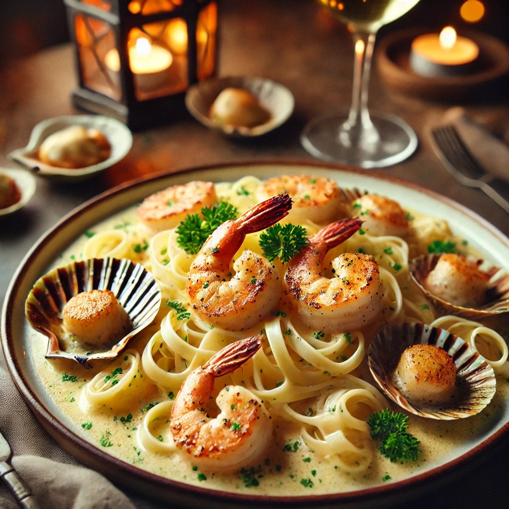 Irish Cream Seafood&nbsp;Pasta