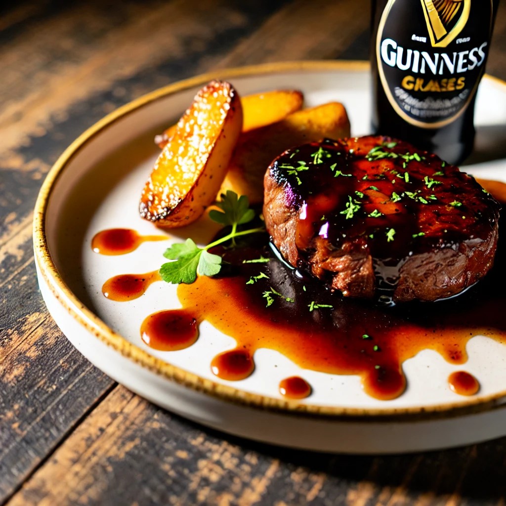 Guinness-Glazed Steak