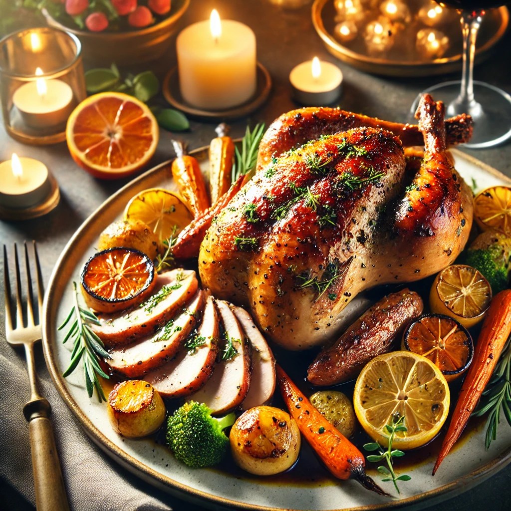 Roasted Pheasant with Herb and Citrus Glaze: A Gourmet Recipe for Special&nbsp;Occasions