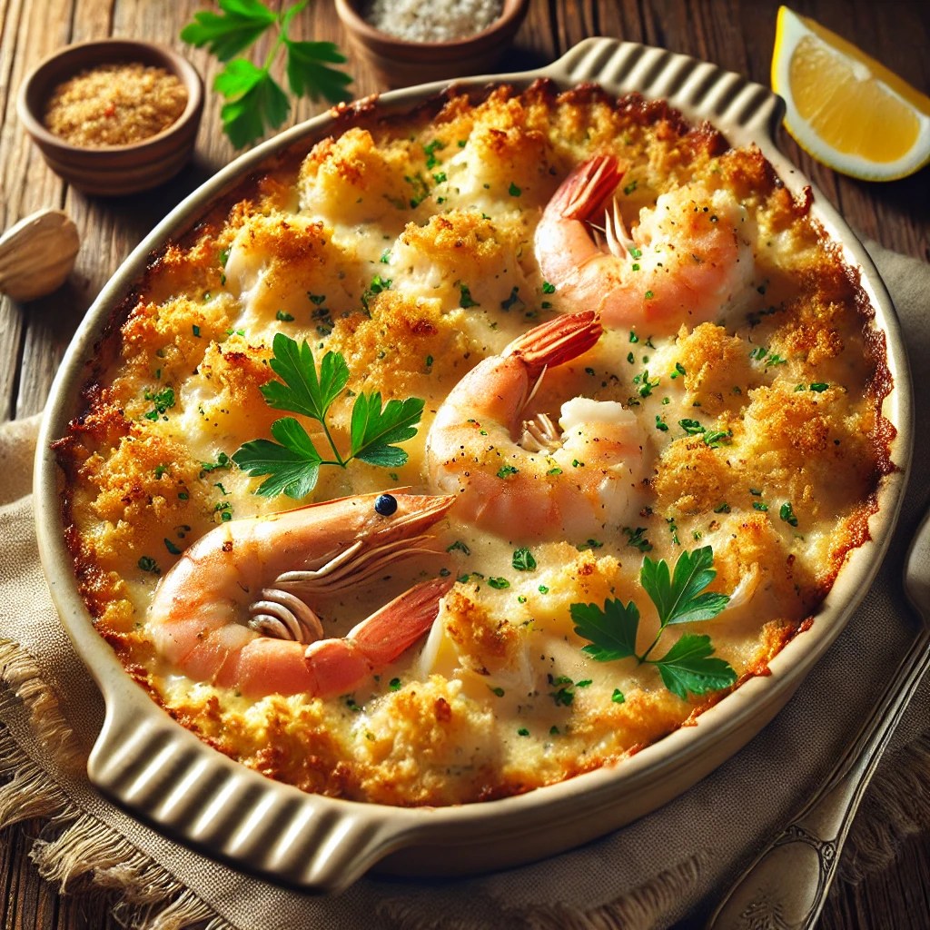 Creamy Seafood Casserole Recipe: A Cozy, Coastal Comfort&nbsp;Dish