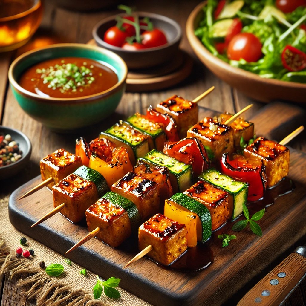 Sweet IPA-Glazed Tempeh Skewers: A Flavorful Vegan Grill&nbsp;Recipe