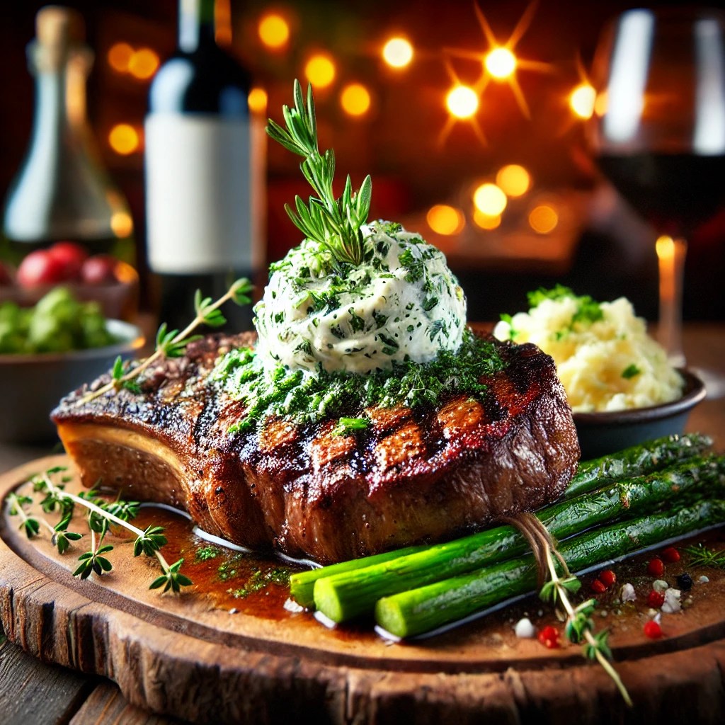 The Ultimate Grilled Steak with Goat Cheese and Herb Butter&nbsp;Recipe